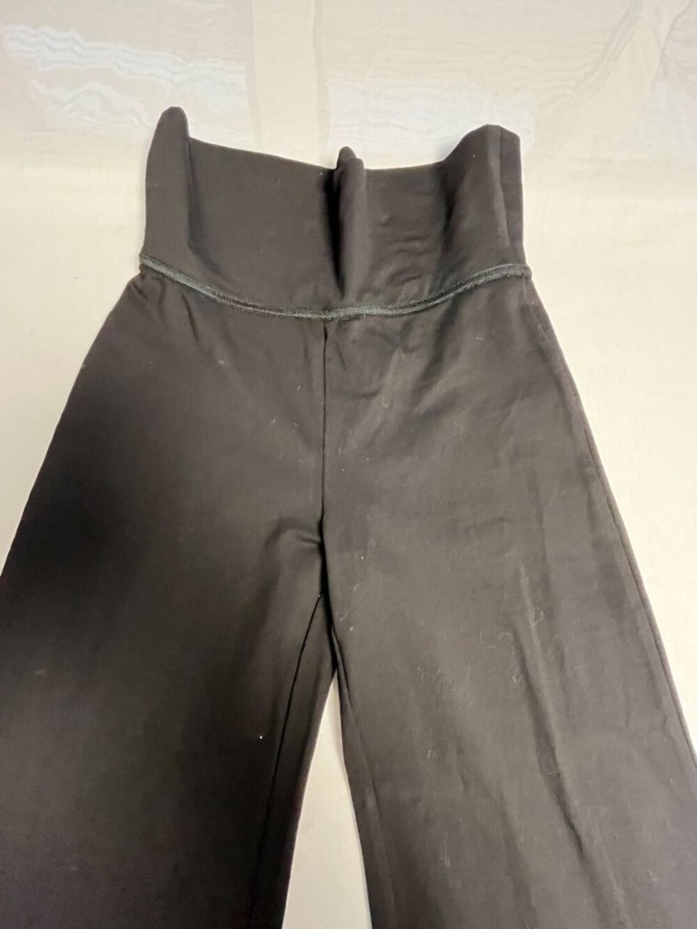 Edikted Black Wide Leg Foldover Lounge Pants Size S - Picture 4 of 10